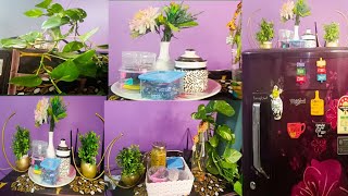 Fridge Top Organization Ideas  || How To Organize or Decorate Fridge Top  ||