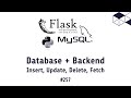 257  Python Flask MySQL PyMySQL SQLAlchemy Tutorials to Add Update Delete data from Database