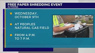 Free paper, document shredding event coming to Curve stadium