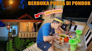 KEHIDUPAN PEDESAAN RUMAH PONDOK RUMAH IMPIAN MASA TUA SAMBIL BERKEBUN | BERBUKA PUASA DI PONDOK