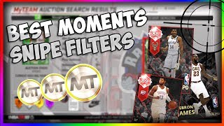 NBA2K18 MYTEAM SNIPE FILTERS - BEST MOMENTS FILTER OUT AND MAKE CRAZY AMOUNTS OF MT