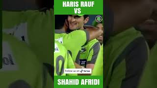Haris Rauf vs Shahid Afridi #HBLPSL8 #PSL8 #SochHaiApki #SportsCentral #Shorts MI2A