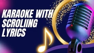 Sajna Ve Sajna|karaoke with lyrics|scale for easy singing|#karaoke