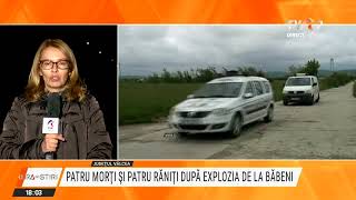 Explozie la Uzina Mecanică Băbeni din Vâlcea. Patru persoane au murit, iar alte 4 sunt rănite