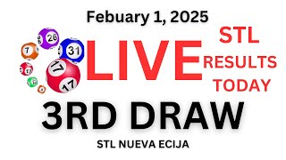 STL NUEVA ECIJA 3rd Draw Result Today 7:00 PM Draw Result Philippines February 1, 2025