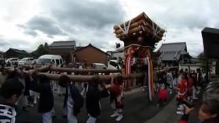 木津御輿祭り'16・神輿帰還(社町)