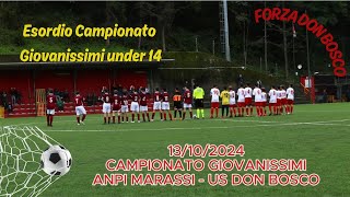 Genova 13/10/2024 - ANPI MARASSI QUEZZI - US DON BOSCO - Giovanissimi Under 14