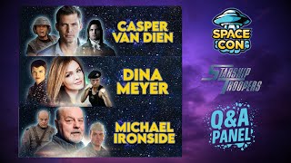 Starship Troopers Cast Reunion Panel | Casper Van Dien, Dina Meyer, Michael Ironside (SpaceCon 2025)