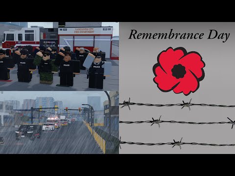 Roblox City of Vancouver Remembrance Day Ceremony!