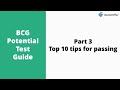 BCG Potential Test - Top 10 tips for success