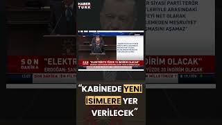 Erdoğan'dan önemli açıklamalar: Kabine'de yeni isimler görev alacak