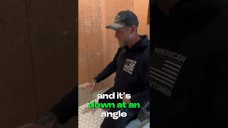 Understanding the first course of tile on a shower wall. #tileinstallation #tilework #tileshower