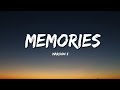 Maroon 5 - Memories (Lyrics)