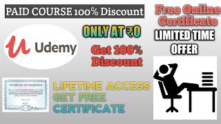 Udemy Paid Courses For 100℅ Free In Lockdown | Improve Your Skill With Udemy Premium Courses Free