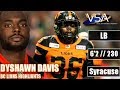 LB Dyshawn Davis - BC Lions Highlights