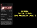 BERAPA TOKEN YANG AKAN KITA DAPAT ⁉️|| COLEND || SATOSHI APP❗