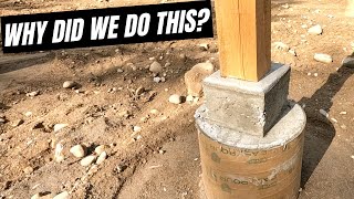 Make A Square Top For A Sonotube // The How And The WHY? // Barn Build