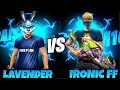 LAVENDER 777 VS IRONIC FF || ONLY ONE TAP CHALLENGE || BEST VERSUS || FREE FIRE