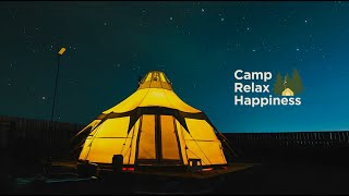 Ep 09: Glamping in the backyard with ToviTent | 4K | Relax | ASMR | Cozy vibes