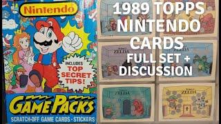 1989 Topps Nintendo Scratch-Off Game Cards FULL SET Reveal + Discussion