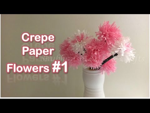 DIY Crepe Streamers flower tutorial | Easy Crepe Streamer craft Ideas DIY Crepe Streamers flower tutorial | Easy Crepe Streamer craft Ideas