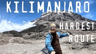 Climbing Kilimanjaro - MOST challenging Route