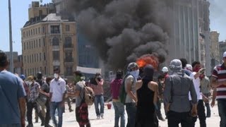 Police clear Istanbul protest square after clashes