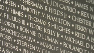 Wall That Heals monument stops in Columbus, offering veterans moment of remembrance