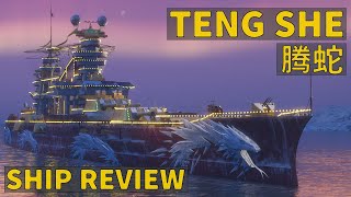 Teng She - T7 Chinese Event Pass Battleship | World of Warships