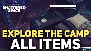 Conflict of Conviction - Examine The Camp (All Items) Starfield Shattered Space