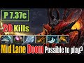 Immortal Doom 20 Kills #dota2 #gameplay4k  #patch737c