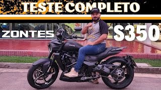 ZONTES S350 2024:  TEST RIDE e primeiras impressões da nova CUSTOM lançada da Zontes