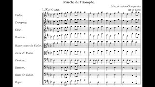 Marc-Antoine Charpentier - Marche et Second Air Triomphe, H.547. {w/ score.}