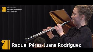 Internat. Instrumentalwettbewerb Markneukirchen 2024│Oboe │3. Runde│Raquel Pérez-Juana Rodríguez