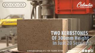 2 Kerbstones of 300mm height in Just 20 Seconds