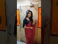 sharley deb crossdresser in red saree