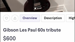 Flipping The CHEAPEST Les Paul on Marketplace: Step 1