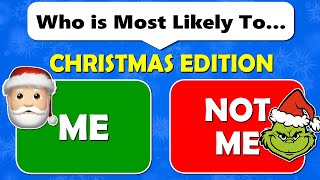 Who’s Most Likely To…? (Christmas Questions) 🎅