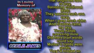 Cecile James memorial