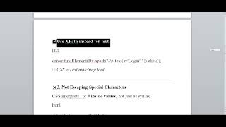 🎯 Common Mistakes to Avoid in CSS Selectors (Selenium Java)