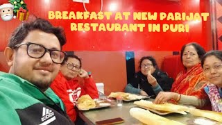 Breakfast At New Parijat Restaurant In Puri | New Parijat Restaurant | Biggest Dosa