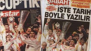 Galatasaray Uefa Kupası Gazete Manşetleri (17 Mayıs 2000)