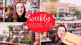 Christmas Books + Book Shopping Trip | WEEKLY READING VLOG