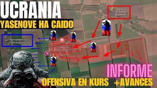 OFENSIVA CONTINUADA EN KURSK +AVANCES /  YASENOVE HA CAIDO EN MANOS RUSAS / REUNION PUTIN-TRUMP