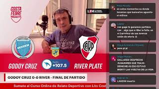 Godoy Cruz vs RIVER | EN VIVO | Fecha 5 - Liga Profesional | Relata Lito Costa Febre