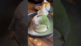 【KYOTO】panel cafe, The best matcha daifuku pancake in Kyoto!#shorts #japanesefood