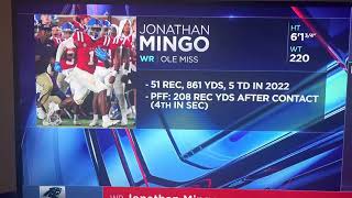 Panthers select Johnathan Mingo #panthers