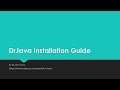 DrJava IDE Installation Guide