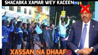 shacabka reer  Muqdisho oo ku kacay xassan shiiq dhalinta wey kacday somalia Haa isaacdo🙌🇸🇴