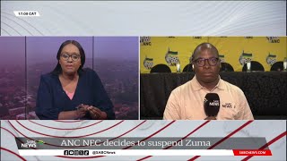 ANC NEC decides to suspend Zuma: Samkele Maseko updates